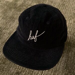 HUF Corduroy Script 6 Panel Cap